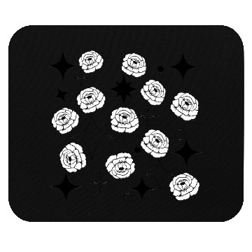 Discover Minimalist and celestial aesthetic flower design Mouse Pads