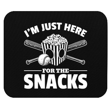 Discover Popcorn Baseball Snack Food Lover Mouse Pads