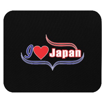 Discover i love japan Mouse Pads