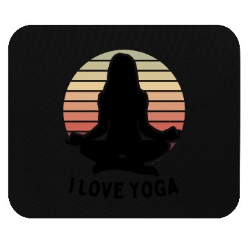 Discover I Love Yoga Mouse Pads