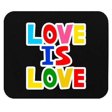 Discover Love is Love Mouse Pads