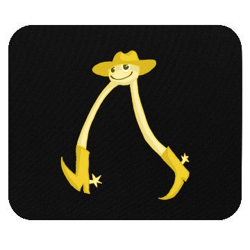 Discover cow boy Mouse Pads