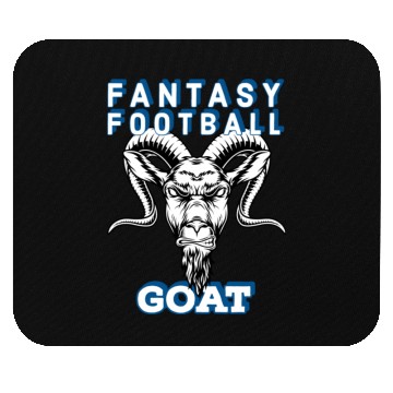 Discover Fantasy Football GOAT Gift Idea Draft BBQ Mouse Pads
