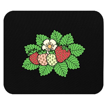 Discover Strawberry Icon Mouse Pads
