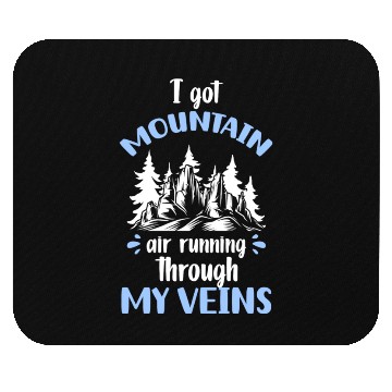 Discover Outdoor Trees Camping Mountain Mouse Pads