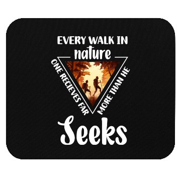 Discover Forest Camping Wilderness Mouse Pads