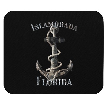 Discover Islamorada Florida Keys Nautical Anchor Sailing Mouse Pads