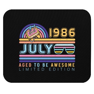 Discover Building Year 1986 In July Mouse Pads