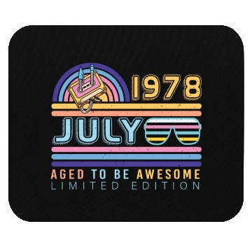 Discover Brilliant Gift For July 1978 Mouse Pads