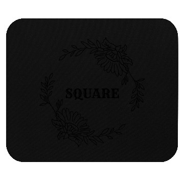 Discover Square in circle Mouse Pads