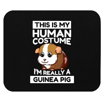 Discover This Is My Human Costume I'm Really A Guinea Pig Mouse Pads