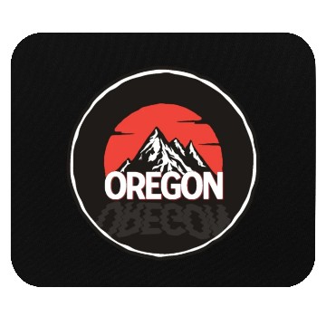 Discover Oregon - Mountains & Sunrise Mouse Pads