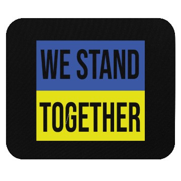 Discover Ukraine We Stand Together Mouse Pads