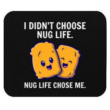 Discover Chicken Nuggets Fast Food Funny Saying Mouse Pads