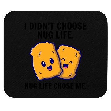 Discover Chicken Nuggets Fast Food Funny Saying Mouse Pads