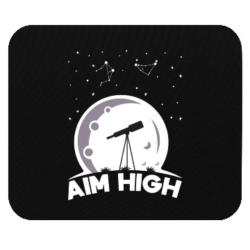 Discover Telescope Owner Stars Galaxy Astronomy Mouse Pads