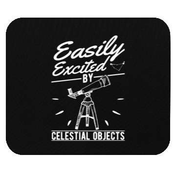 Discover Telescope Owner Celestial Objects Astronomy Mouse Pads