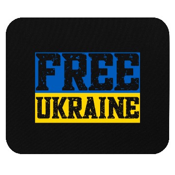 Discover Free Ukraine Flag Mouse Pads