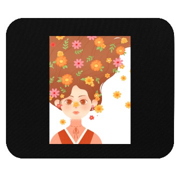 Discover cartoon, art, design, cute, fun, flower, Mouse Pads