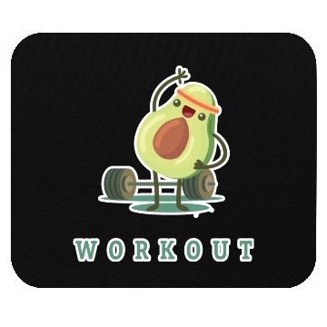 Discover Avocado Workout Mouse Pads