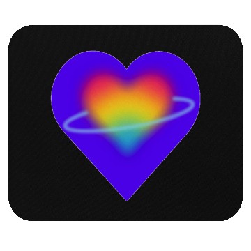 Discover rainbow heart pride Mouse Pads