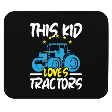 Discover This Kid Loves Tractors Farming Farmer Agriculture Mouse Pads