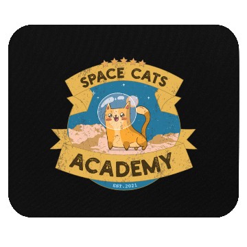 Discover Space Cats Academy Mouse Pads