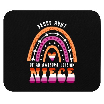 Discover Proud Aunt Awesome Lesbian Niece Mouse Pads