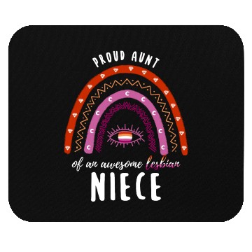 Discover Rainbow Aunt Lesbian Niece Mouse Pads
