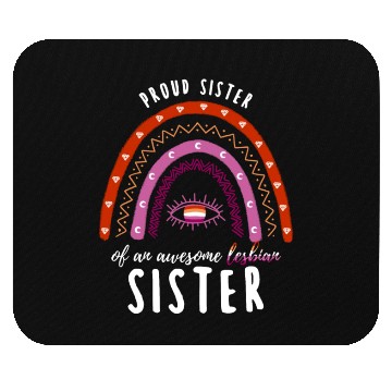 Discover Rainbow Sister Lesbian Sister Mouse Pads