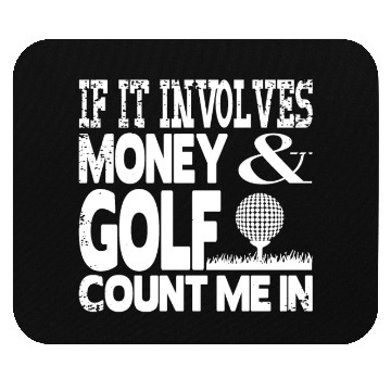 Discover Money and golf Mouse Pads
