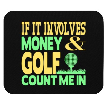 Discover Money and golf Mouse Pads