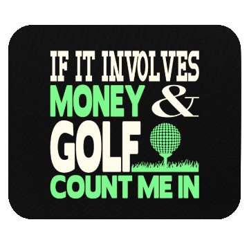 Discover Money and golf Mouse Pads