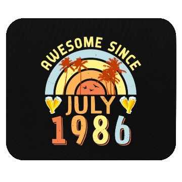 Discover 1986 July Retro Mouse Pads