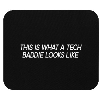 Discover Tech Baddie Women's Coder Programmer STEM Girls Mouse Pads