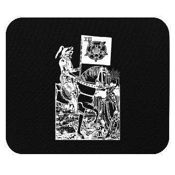 Discover Death Tarot Card Xiii Occult Esoteric Dark Design Mouse Pads
