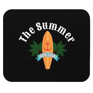 Discover the summer surf club gift Mouse Pads