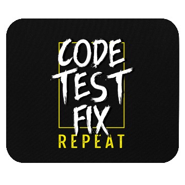 Discover Code Test Fix Computer Engineer Gift Mouse Pads