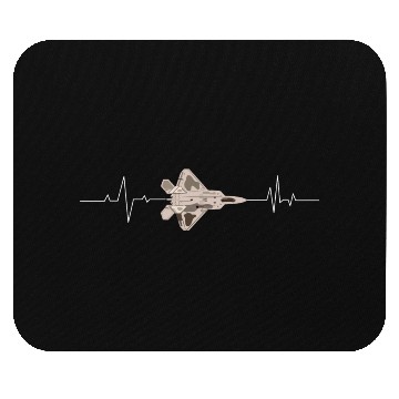 Discover f22 raptor heart beat Mouse Pads