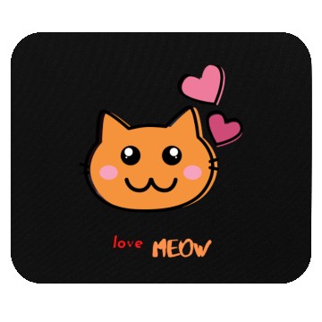 Discover i love meow Mouse Pads