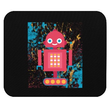 Discover Robotics Cute Robot Mouse Pads