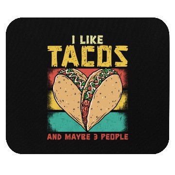 Discover Funny Taco Cinco De Mayo Tacos Fun Lovers Mouse Pads