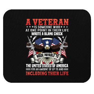 Discover Veterans day celebration. Thank you veterans Mouse Pads