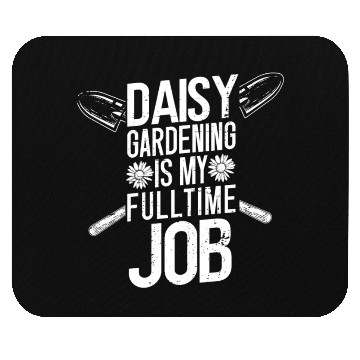 Discover Daisy Garden Gardening Gardener Mouse Pads