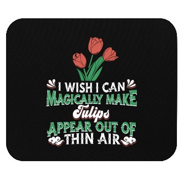 Discover Tulip Garden Gardening Mouse Pads