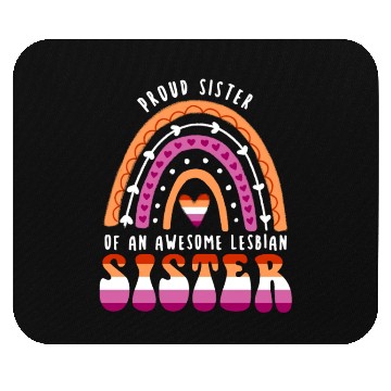 Discover Proud Sister Awesome Lesbian Sister Mouse Pads