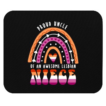 Discover Proud Uncle Awesome Lesbian Niece Mouse Pads