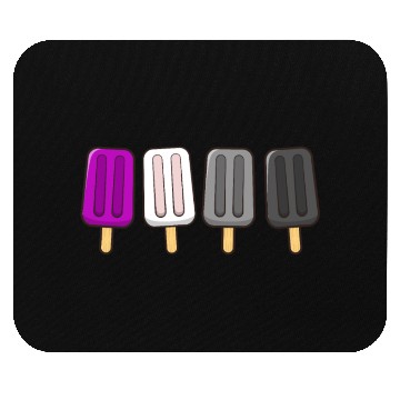 Discover Asexual Popsicles 4th of July Ace Asex Subtle Mouse Pads