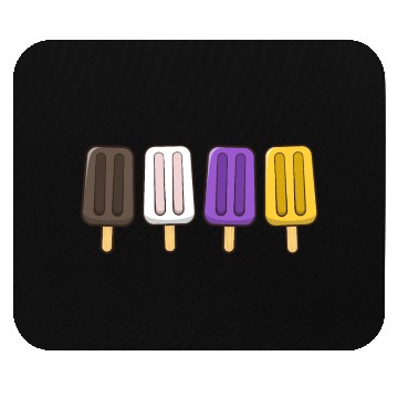 Discover Gender Nonbinary Popsicles 4th of July Subtle Mouse Pads