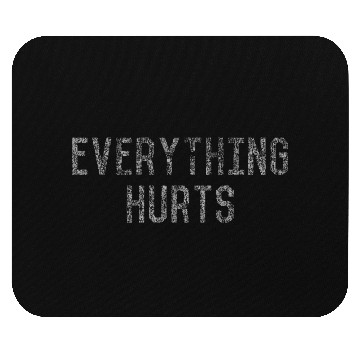 Discover Workout Everything Hurts Vintage Gym Mouse Pads